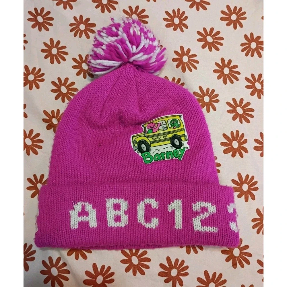 Vintage Barney Kids 4-7 Beanie ABC 123 w/ Patch 1993 Lyons